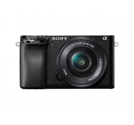 Digitalni fotoaparat  SONY ILCE6100AKB Alpha 6100 serije E s senzorjem APS-C (body + OBJEKTIV SELP1650II) - črn