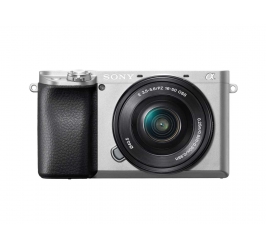 Digitalni fotoaparat  SONY ILCE6100AKS Alpha 6100 serije E s senzorjem APS-C (body + OBJEKTIV SELP1650II) - srebrn