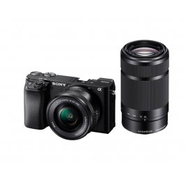 Digitalni fotoaparat  SONY ILCE6100AXB Alpha 6100 serije E s senzorjem APS-C (body + OBJEKTIV SELP1650II + SEL55210)