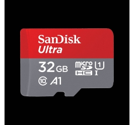 SDHC SANDISK MICRO 32GB ULTRA MOBILE, 120 MB/s, UHS-I C10, A1, adapter
