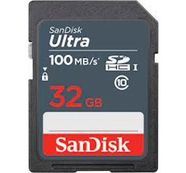 SDHC SanDisk 32GB Ultra, 100 MB/s