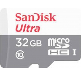 SDHC SanDisk MICRO 32GB ULTRA, 100MB/s, UHS-I, C10, adapter