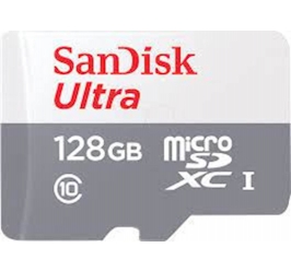 SDXC SANDISK MICRO 128GB ULTRA, 100MB/s, UHS-I, C10, adapter
