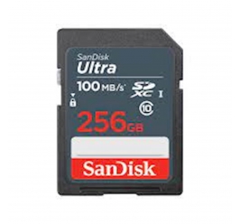 SDXC SanDisk 256GB Ultra, 100MB/s