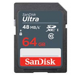 SDXC SanDisk 64GB Ultra, 100MB/s