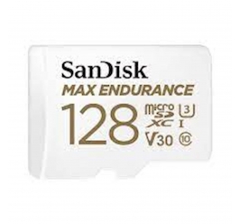 SDXC SanDisk micro 128GB MAX ENDURANCE, 100/40MB/s, C10, U3, V30, adapter